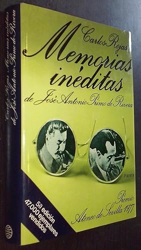 Imagen del vendedor de Memorias inditas de Jos Antonio Primo de Rivera a la venta por Librera La Candela