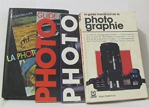 Seller image for La photographie - le guide pratique photo - le guide marabout de la photographie (lot quatre livres sur la photographie) for sale by crealivres