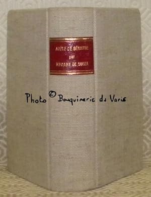 Bild des Verkufers fr Adle de Snange ou lettres de Lord Sydenham. Tome premier. Reli avec tome second. Collection des Meilleures Romans Franois Ddis aux Dames, 2e Srie, Auteurs Modernes. zum Verkauf von Bouquinerie du Varis