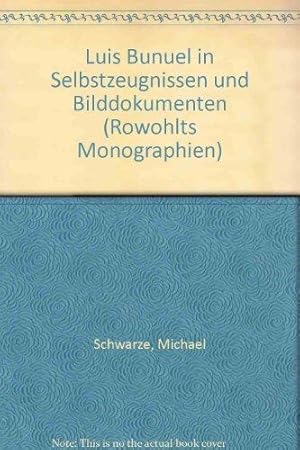 Image du vendeur pour Luis Bunuel mit Selbstzeugnissen und Bilddokumenten. Dargestellt von Michael Schwarze. Mit Anmerkungen, Zeittafel, Zeugnisse, Bibliographie, Filmographie und Namensregister. Mit einer Kurzbiografie des Verfassers. Den Anhang besorgte der Autor. - (=rowohlts monographien, begrndet von Kurt Kusenberg, herausgegeben von Wolfgang Mller, rororo rm 292). mis en vente par BOUQUINIST