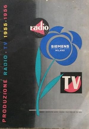 SIEMENS. Produzione Radio - TV 1955 -1956.