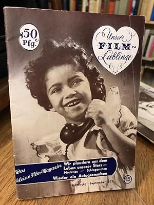 Unsere Filmlieblinge [Film-Lieblinge]. Heft 15 September 1952. Das kleine Film-Magazin.