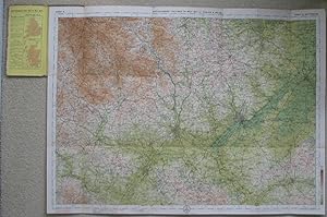BARTHOLOMEW'S NEW REDUCED SURVEY MAP DERBY & NOTTS SHEET 13 CIRCA 1911