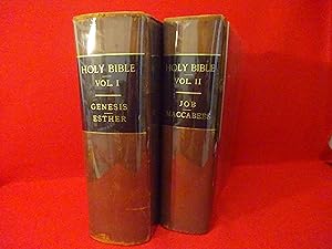 The Holy Bible, Containing the Old and the New Testament, and Apocrypha. 2 vols (1st 2 of 3)