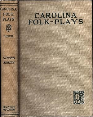 Image du vendeur pour Carolina Folk Plays / Second Series / With an Introduction on Making a Folk Theatre (FIRST PUBLICATION OF THOMAS WOLFE IN BOOK FORM) mis en vente par Cat's Curiosities