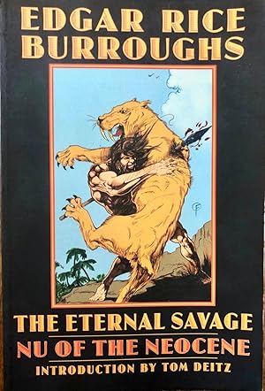 Imagen del vendedor de The Eternal Savage: Nu of the Neocene (Bison Frontiers of Imagination) a la venta por Epilonian Books