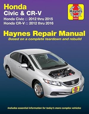 Seller image for Honda Civic (12-15) & CR-V (12-16) Haynes Manual (USA) (Paperback) for sale by Grand Eagle Retail
