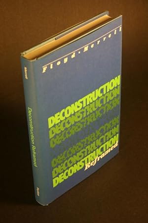 Imagen del vendedor de Deconstruction Reframed. a la venta por Steven Wolfe Books