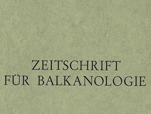 Imagen del vendedor de Prof. Dr. Franz Mayer 1920-1977. ZEITSCHRIFT FR BALKANOLOGIE, Jahrgang XIV, 1978 a la venta por Antiquariat Bookfarm