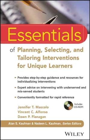 Immagine del venditore per Essentials of Planning, Selecting, and Tailoring Interventions for Unique Learners venduto da GreatBookPrices