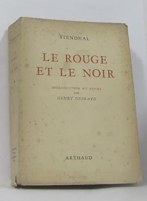 Image du vendeur pour Le rouge et le noir tome premier mis en vente par crealivres