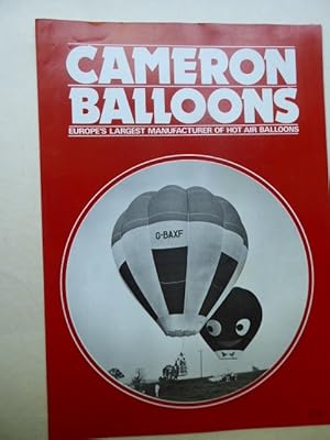 Cameron Balloons - Europe's largest Manufacturer of Hot Air Blloons (Catalogue).