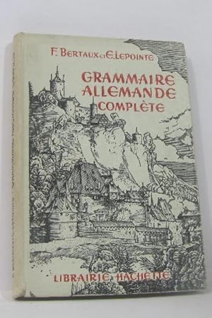 Seller image for Grammaire allemande complte for sale by crealivres