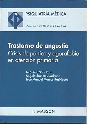 Imagen del vendedor de Trastorno de angustia, crisis de pnico y agorafobia en atencin primaria a la venta por Librera Santa Brbara