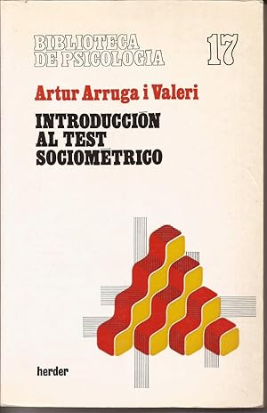 Imagen del vendedor de Introduccin al test sociomtrico a la venta por Librera Santa Brbara