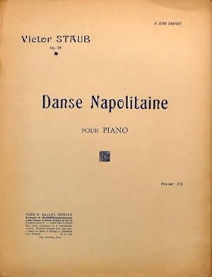 Seller image for Danse Napolitaine pour piano. Op. 39 for sale by Paul van Kuik Antiquarian Music