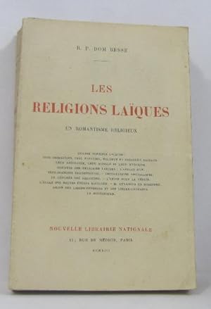 Seller image for Les religions laques un romantisme religieux for sale by crealivres