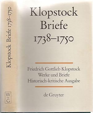 Briefe 1738-1750. Hrsg. v. Horst Gronemeyer.