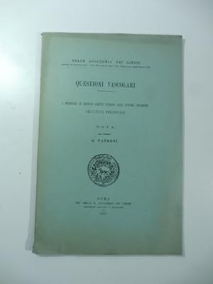 Questioni vascolari. A proposito di recenti scritti intorno alle antiche ceramiche dell'Italia Me...