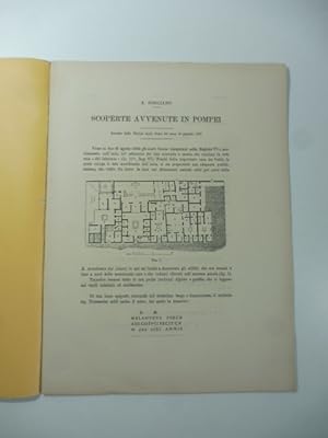 Scoperte avvenute in Pompei. Estr. dalle Notizie degli scavi. Gennaio 1897