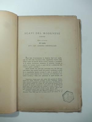 Scavi del modenese (1879). Relazione del R. Ispettore Avv. Cav. Arsenio Crespellani