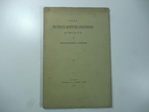 Note per studi sull'architettura civile in Bologna dal secolo XIII al XVI del Conte Senatore G. G...