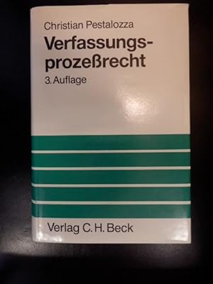 Seller image for Verfassungsprozerecht for sale by Antiquariat Lastovka GbR
