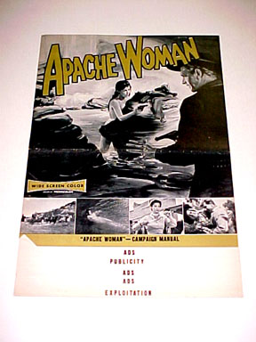 APACHE WOMAN-LLOYD BRIDGES-JOAN TAYLOR-PRESBK VG