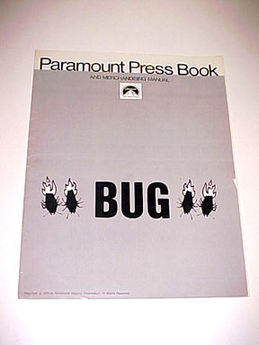 BUG-KILLER ROACHES HORROR PRESSBOOK-1975 VG