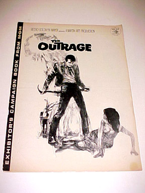 OUTRAGE-PAUL NEWMAN-EDWARD G. ROBINSON-PRSSBK VG