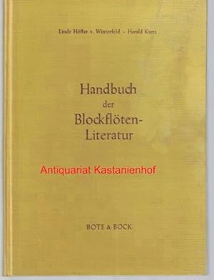 Handbuch der Blockflöten-Literatur,