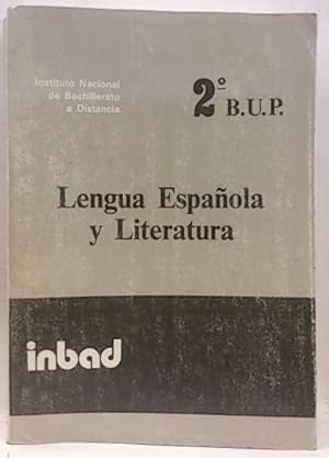 Imagen del vendedor de Lengua Y Literatura 2 De B U P. 2. D.U. a la venta por SalvaLibros