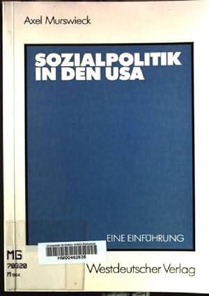 Bild des Verkufers fr Sozialpolitik in den USA Axel Murswieck zum Verkauf von books4less (Versandantiquariat Petra Gros GmbH & Co. KG)
