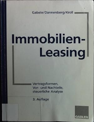 Immagine del venditore per Immobilien-Leasing: Vertragsformen, Vor- und Nachteile, steuerliche Analyse. venduto da books4less (Versandantiquariat Petra Gros GmbH & Co. KG)