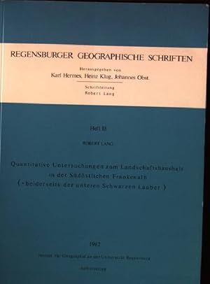 Bild des Verkufers fr Quantitative Untersuchungen zum Landschaftshaushalt in der Sdstlichen Frankenalb (=beiderseits der unteren Schwazen Allber) Heft 18 zum Verkauf von books4less (Versandantiquariat Petra Gros GmbH & Co. KG)