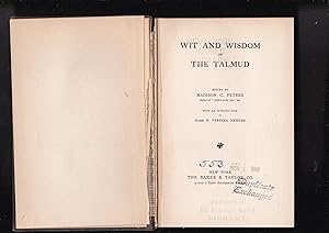 Image du vendeur pour Wit and Wisdom of the Talmud mis en vente par Meir Turner