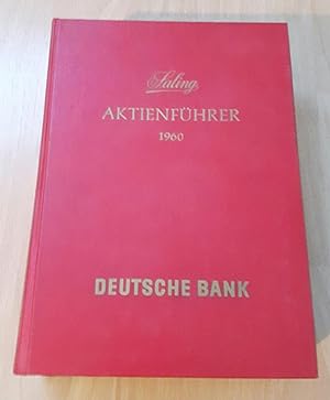 Aktienführer. Die Aktienwerte der deutschen Börsen 1960. 53. Ausgabe. Saling. Deutsche Bank.