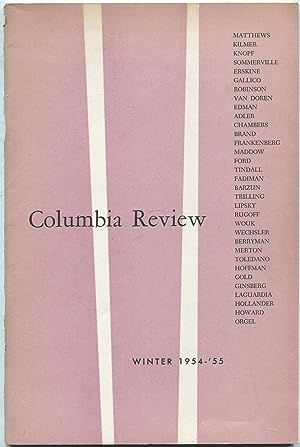 Bild des Verkufers fr Columbia Review: February, 1955, Volume 35, No. 2 zum Verkauf von Between the Covers-Rare Books, Inc. ABAA