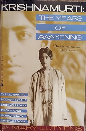 Seller image for Krishnamurti: the Years of Awakening for sale by The Book House, Inc.  - St. Louis