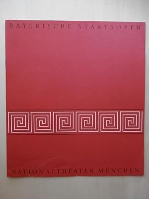 Bayerische Staatsoper - Nationaltheater München: Spielzeit 1974/75. [Hrsg.: Bayerische Staastoper...