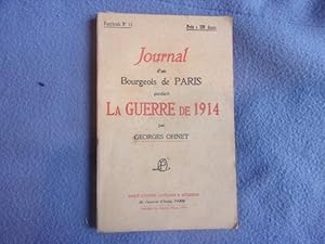 Journal d'un bourgeois de Paris pendant la guerre de 1914