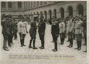 Seller image for Duke of Connaught decorating Officers old Photo 1919 for sale by Bits of Our Past Ltd