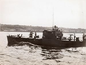 WWII Russian Patrol Boat Danube River WW2 Photo 1941