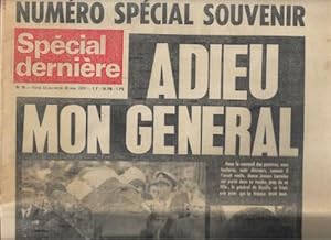 SPECIAL DERNIERE Numéro Spécial Souvenir : ADIEU MON GENERAL N° 78 - Vendredi 13 Au Vendredi 20 N...