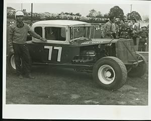 BOB GOODLING #77-MODIFIED RACE CAR-1960'S-8X10 PHOTO