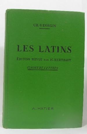 Les latins pages principales des auteurs du programme - classes de lettres