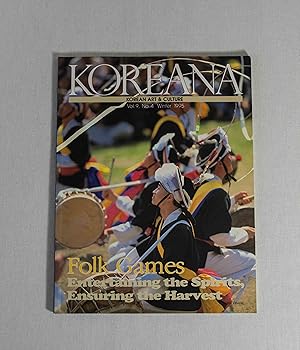 Bild des Verkufers fr Koreana: Korean Art and Culture, Vol. 9, No. 4, Winter 1995. Folk Games. Entertaining the Spirits, Ensuring the Harvest. zum Verkauf von Versandantiquariat Waffel-Schrder