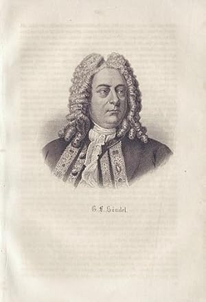 Georg Friedrich Händel (1685-1759), Komponist.