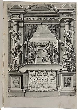 Bild des Verkufers fr Theatrum Machinarum Novum. Das ist: Neu-vermehrter Schauplatz der Mechanischen Knsten: Handelt von allerhand Wasser- Wind- Ro- Gewicht- und Hand-Mhlen, Wie dieselbige zu dem Frucht-Mahlen, Papyr- Pulver- Stampff- Segen- Bohren- Walcken- Mangen, und dergleichen anzuordnen; Beneben Ntzlichen Wasser-Knsten Als da seynd Schpff- Pomppen- Druck- Kugel- Ksten- Bla- Wirbel- Schnecken Feuer-Sprtzen und Bronnen-Wercken. Damit das Wasser hoch zu heben, zu leiten und fortzufhren, auch andern Sachen, so hierzu dienlich und ntzlich zugebrauchen . zum Verkauf von SOPHIA RARE BOOKS