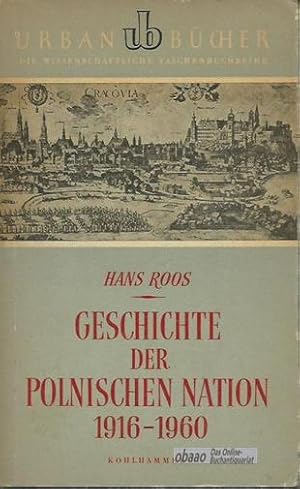 Bild des Verkufers fr Geschichte der Polnischen Nation 1916 - 1960 zum Verkauf von obaao - Online-Buchantiquariat Ohlemann